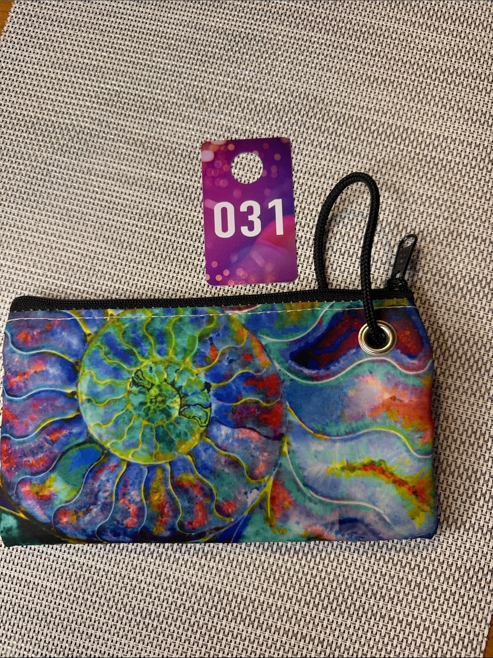 Sea Bags Maine Multicolor Nautilus Wristlet Clutch sailboat cloth! Sku31
